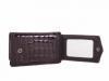 Женская кожаная ключница-кошелек с зеркалом WANLIMA (ВАНЛИМА) W81092670792-black-grey