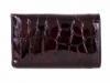 Женская кожаная ключница-кошелек WANLIMA (ВАНЛИМА) W50096742-black-red