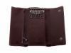 Женская кожаная ключница-кошелек WANLIMA (ВАНЛИМА) W72091870600-coffee