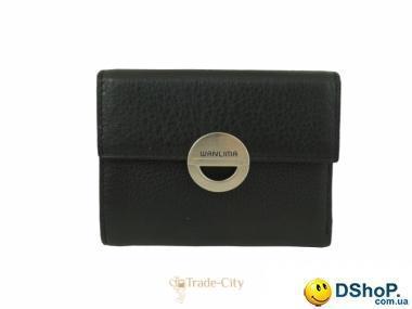 Кошелек женский кожаный WANLIMA (ВАНЛИМА) W81047551031-black