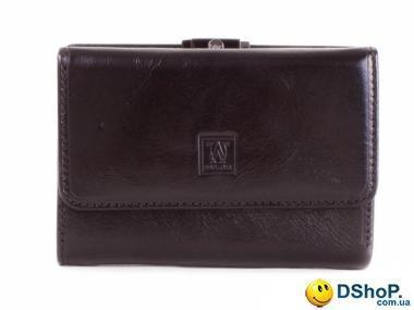 Женский кожаный кошелек с зеркалом WANLIMA (ВАНЛИМА) W500432708-black