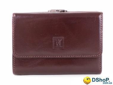 Женский кожаный кошелек с зеркалом WANLIMA (ВАНЛИМА) W500432708-brown