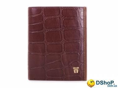 Мужской кожаный кошелек WANLIMA (ВАНЛИМА) W31521841993-coffee