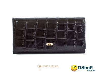 Женский кожаный кошелек WANLIMA (ВАНЛИМА) W120467400132-black